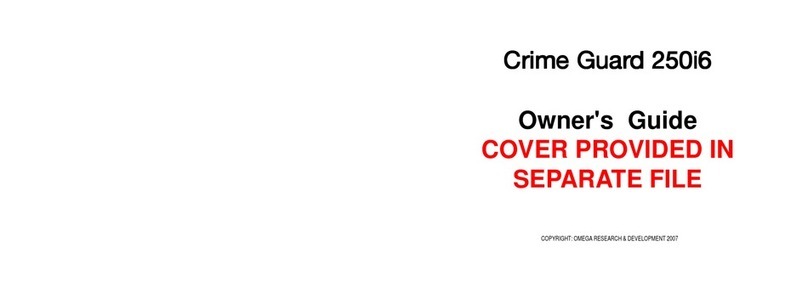 Crime Guard Crime Guard 250i6 owner's guide