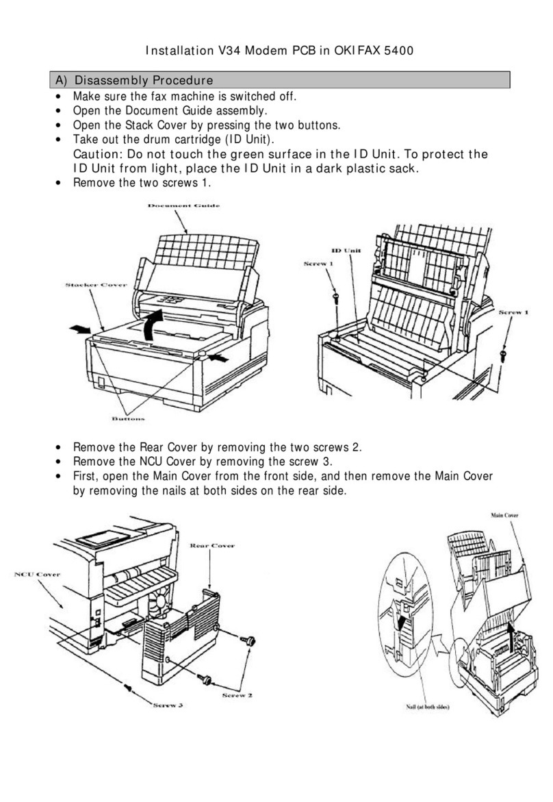 Oki OKIFAX 5400 User manual