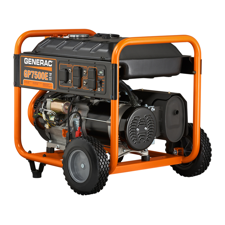 Generac Power Systems GP7500E-5943-5 User manual