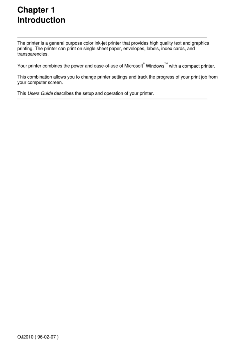 Oki OJ2010 User manual
