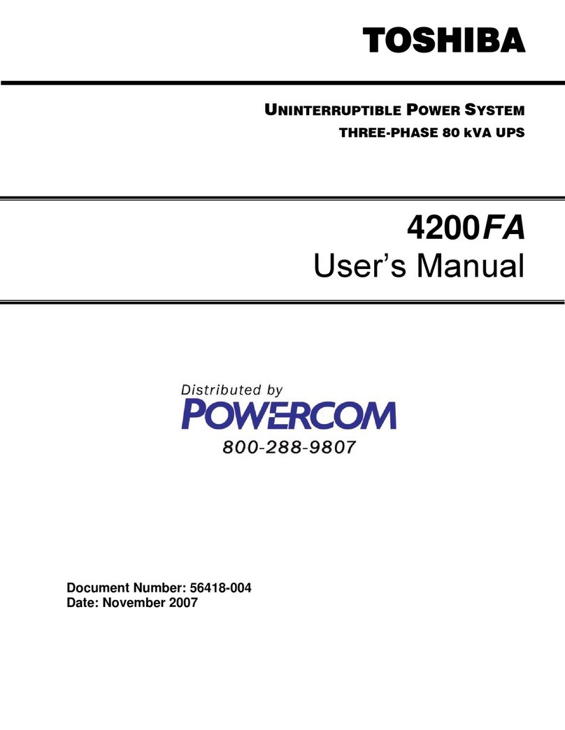 Toshiba 4200FA Series User manual Toshiba 4200FA Series User manual