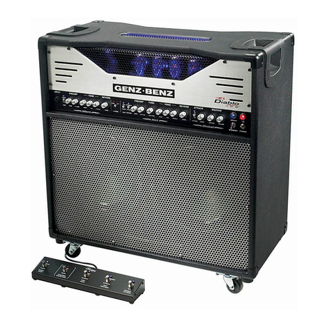 Genz Benz EL DIABLO 100 COMBO User manual