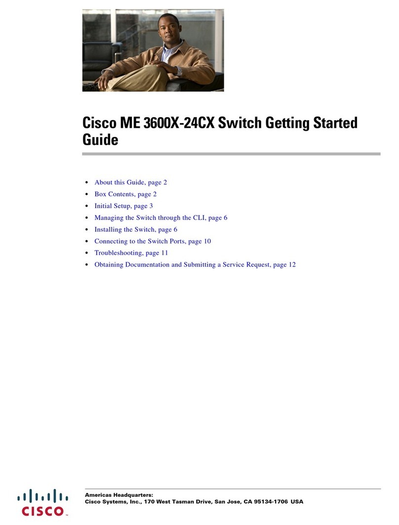 Cisco ME 3600X-24CX Started guide