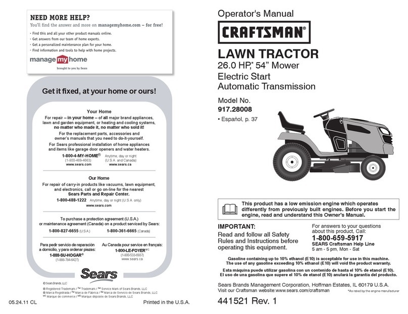 Craftsman 917.28008 User manual