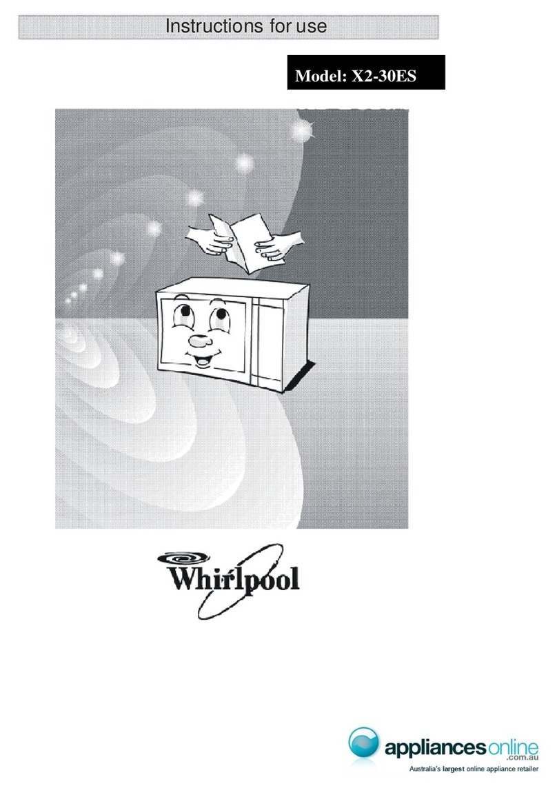 Whirlpool X2-30ES Instructions for use
