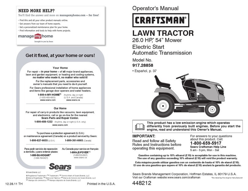 Craftsman 917.28858 User manual