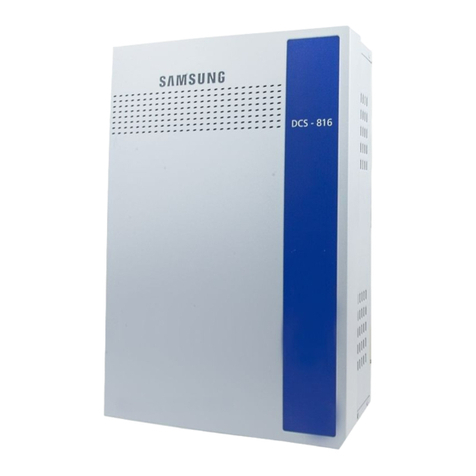 Samsung DCS-816 installation manual