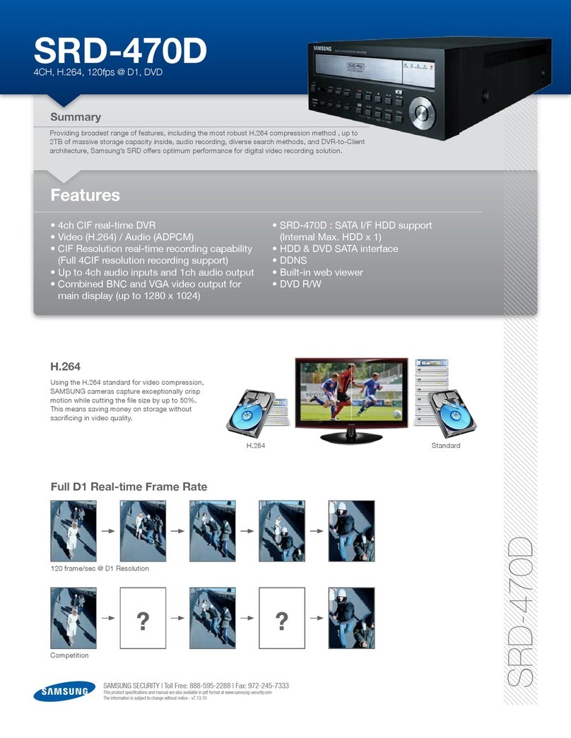 Samsung SRD-470D User manual