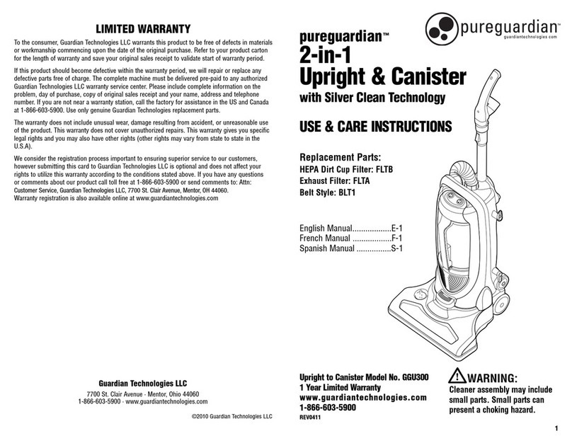 pureguardian GGU300 Installation guide