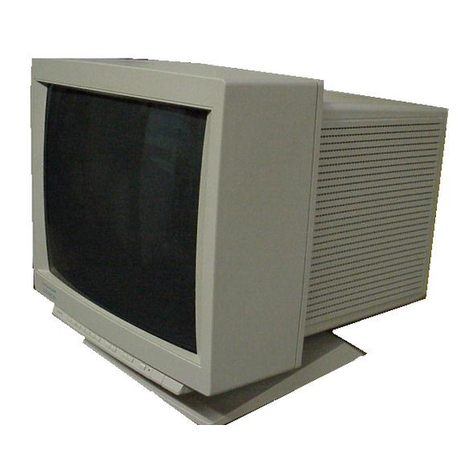 Hitachi CM801U - RasterOps - 21" CRT Display Service manual