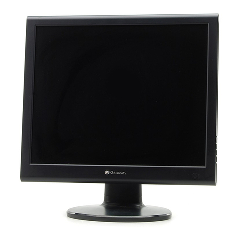 Gateway FPD1765 - 17" - DVI LCD Monitor User manual