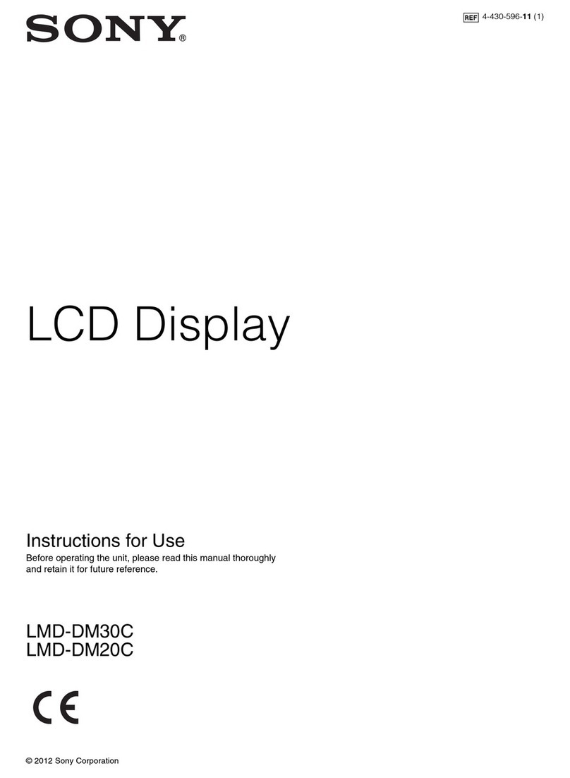 Sony LMDDM20C User manual