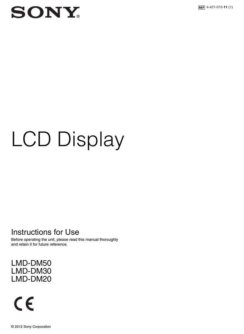Sony LMDDM20 User manual