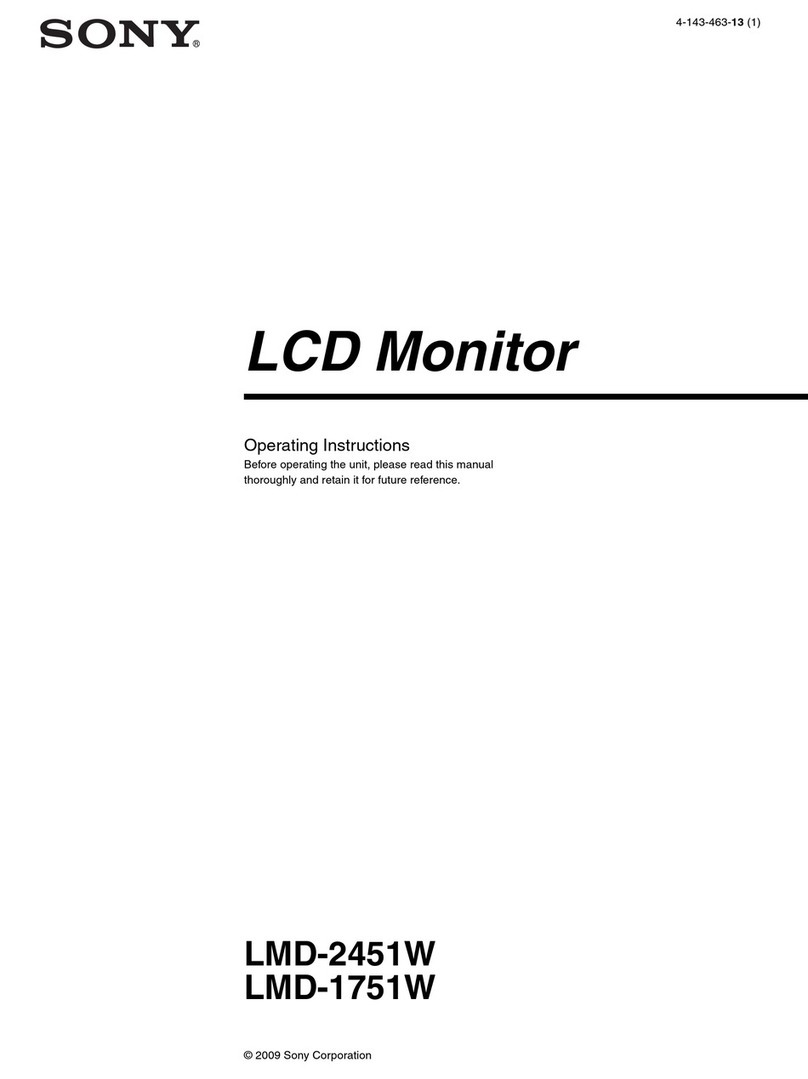 Sony LUMA LMD-1751 W User manual