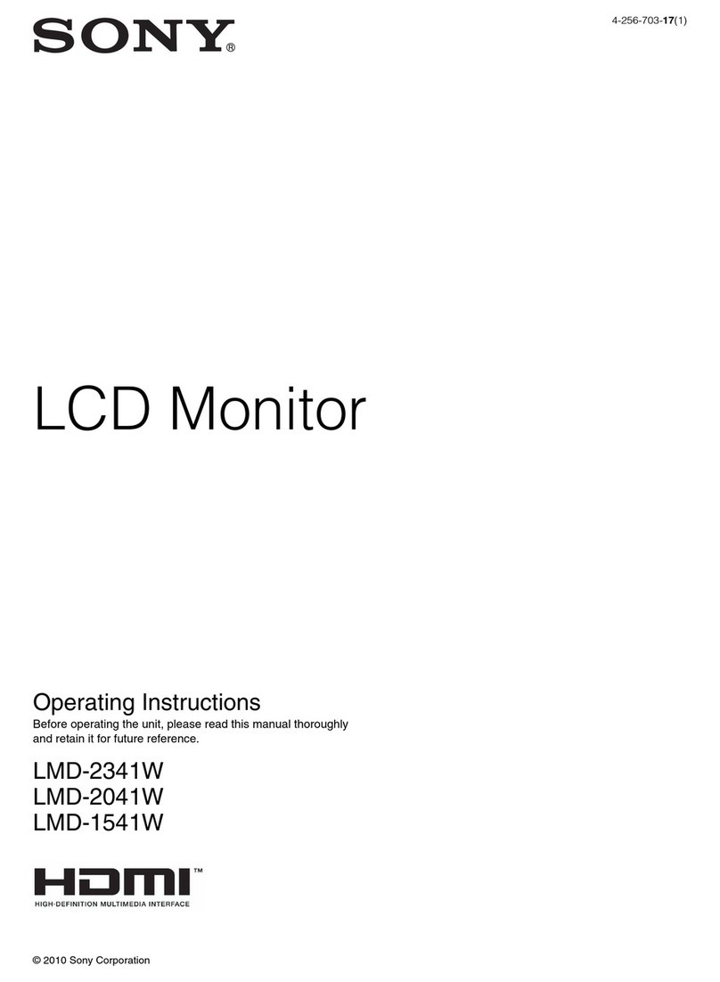 Sony LMD1541W User manual