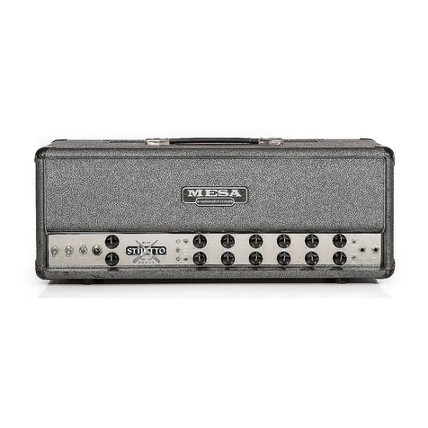 Mesa/Boogie Stiletto User manual
