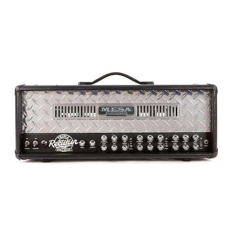 Mesa/Boogie Three Channel Dual & Triple Rectifier Solo... Maintenance and repair information Mesa/Boogie Three Channel Dual & Triple Rectifier Solo... Maintenance and repair information