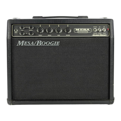 Mesa/Boogie Three Channel Dual & Triple Rectifier Solo... User manual