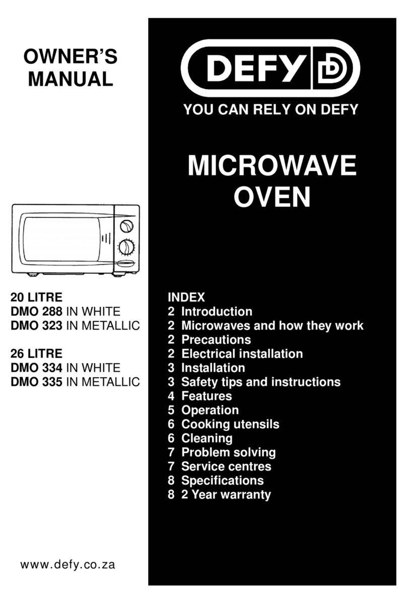 Defy 323 User manual