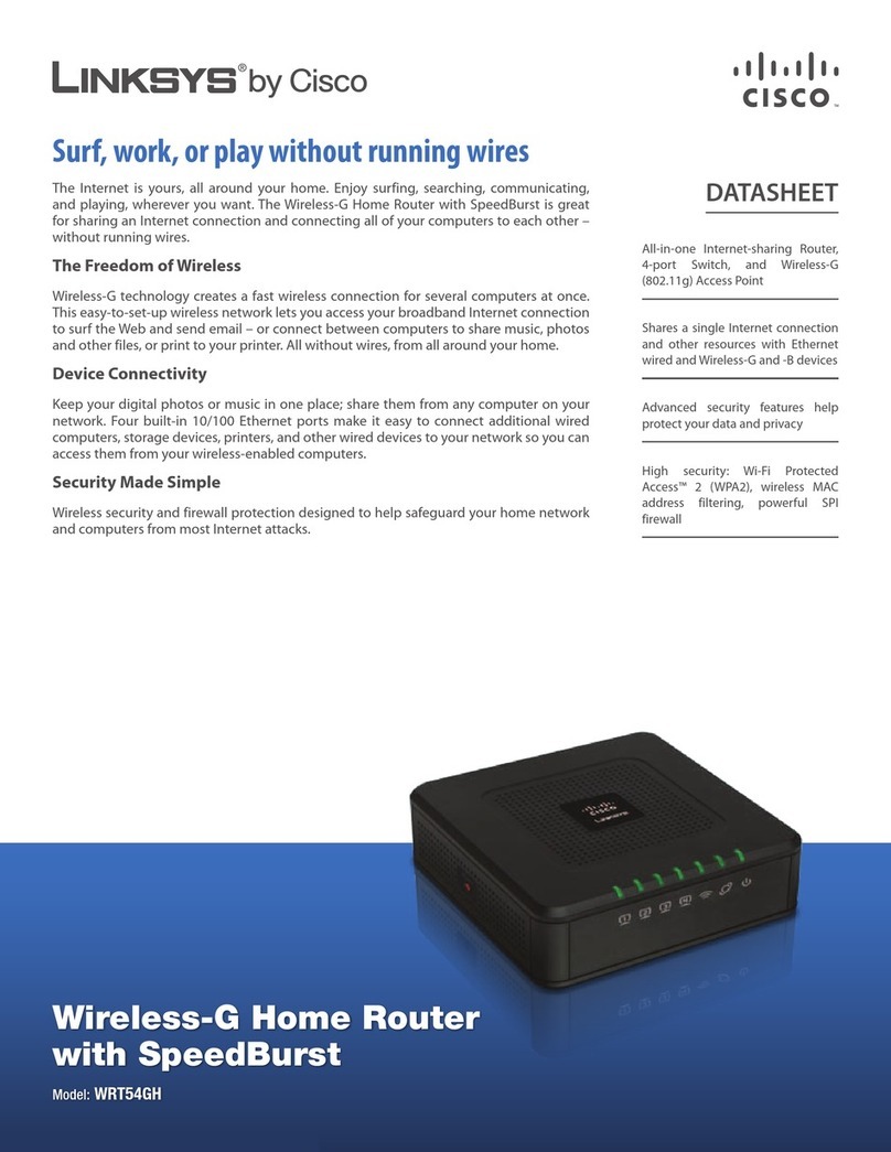 Linksys WRT54GH User manual