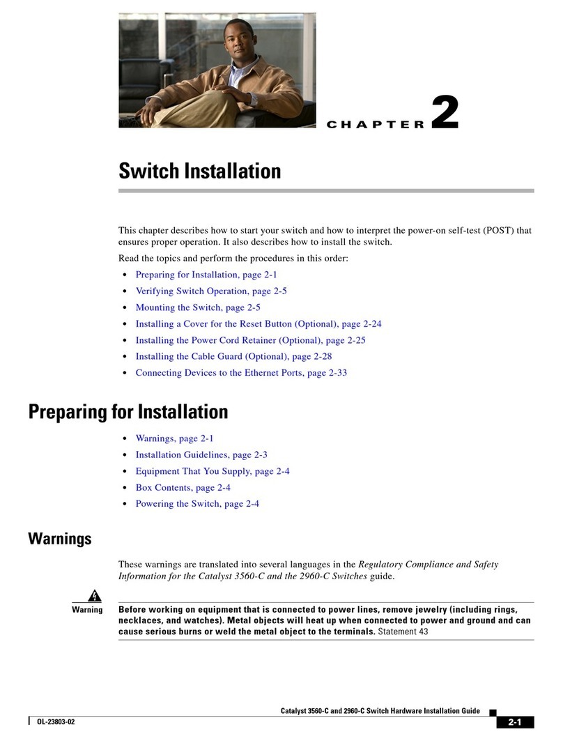 Cisco Catalyst 3560-C User manual