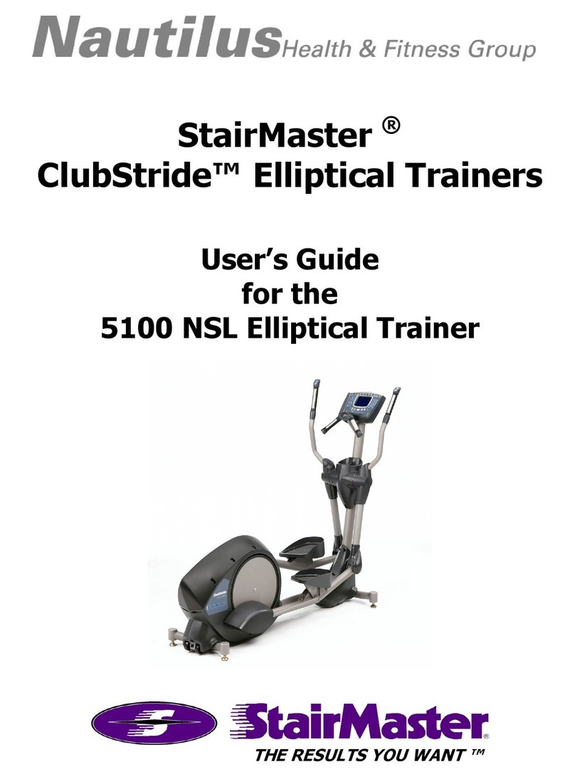 Stairmaster ClubStride 5100 NSL user guide