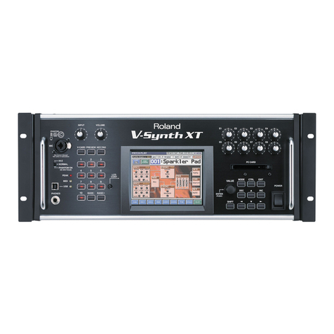 Roland V-Synth XT User manual