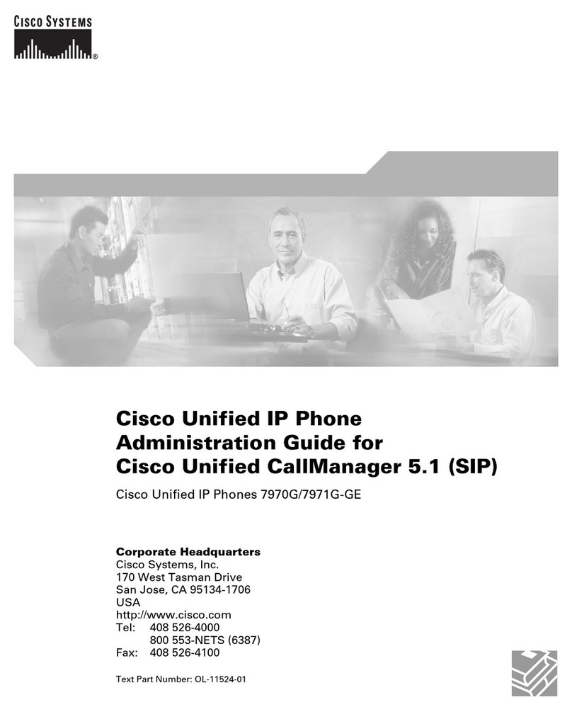 Cisco 7970G - IP Phone VoIP Instruction Manual