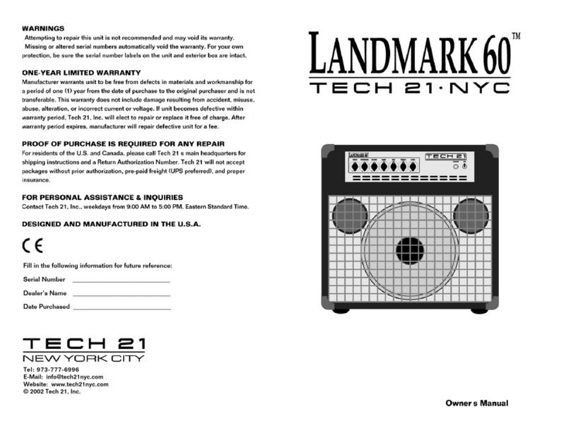 tech21 Landmark 60 User manual