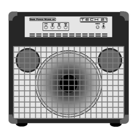 tech21 Bass Power Wedge 60 User manual