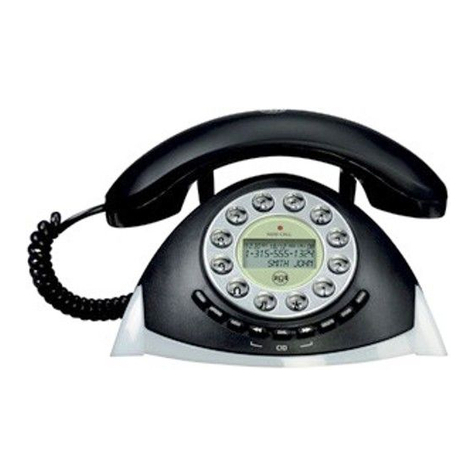 RCA -29271RE3 - Nostalgic Retro Phone User manual