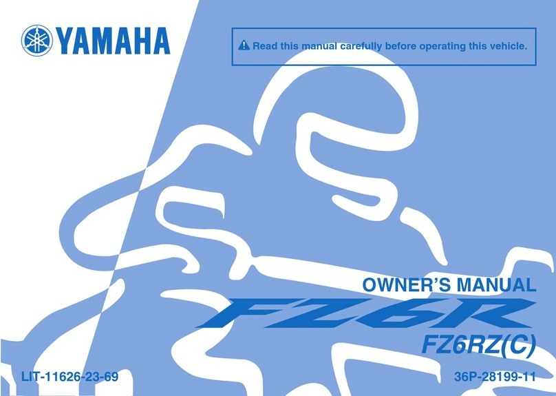 Yamaha FZ6RZ(C) User manual