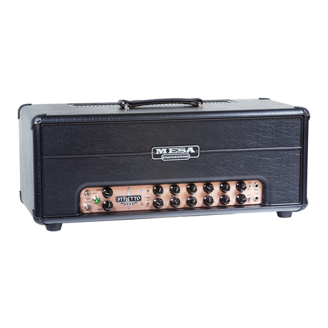 Mesa/Boogie Three Channel Dual & Triple Rectifier Solo... User manual