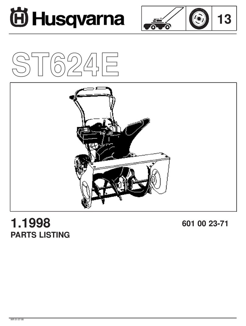 Husqvarna ST624E Parts listing