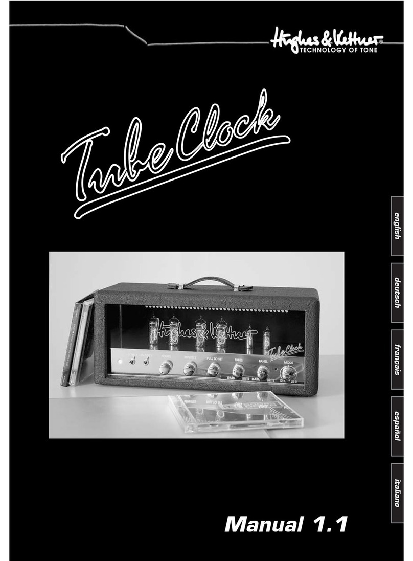 Hughes & Kettner Edition Tube 20 th Anniversary manual&nbsp;