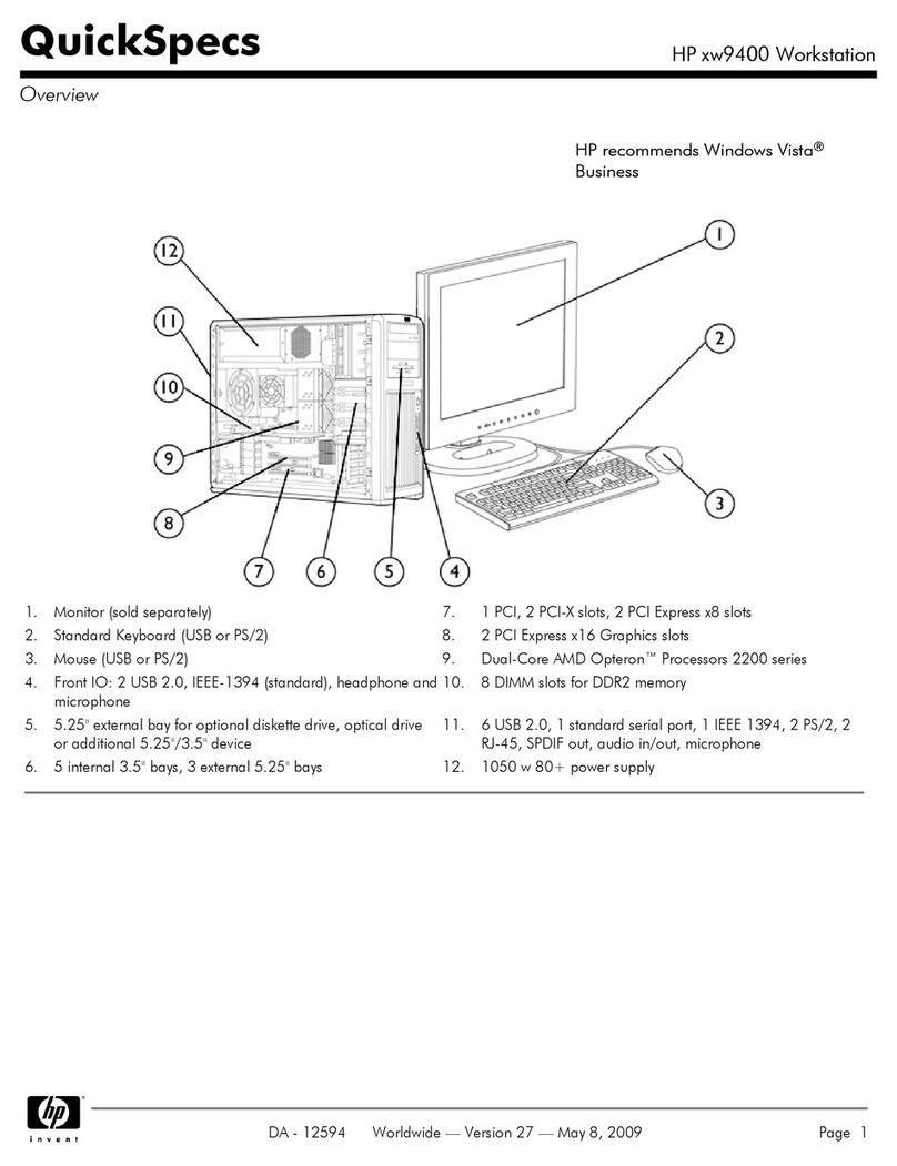 HP xw9400 User instructions