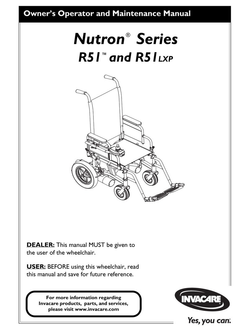 Invacare Nutron R51 Manual