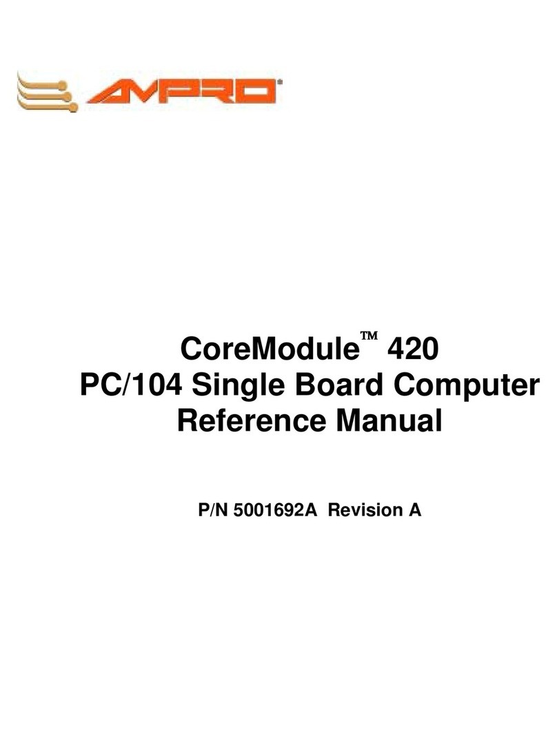 Ampro CoreModule 420 Reference manual