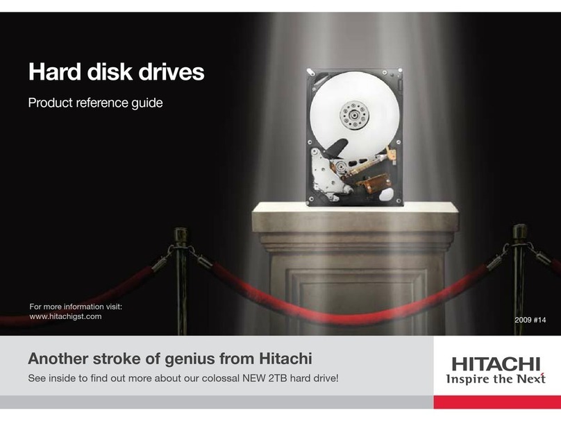Hitachi Deskstar 7K2000 Installation and operation manual