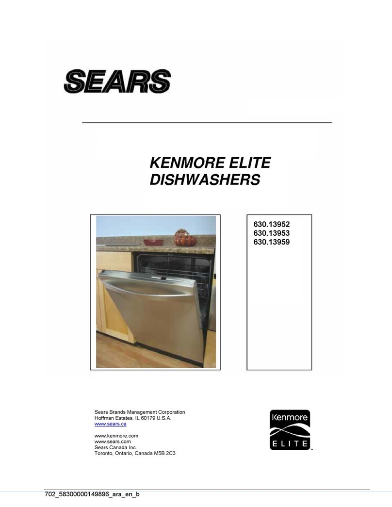 Kenmore 630.13952 manual