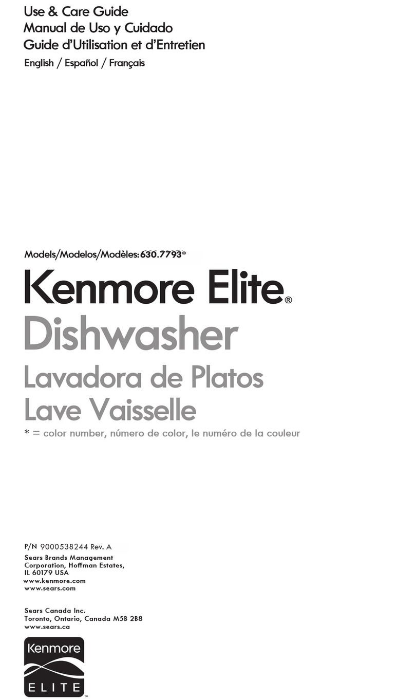 Kenmore 630.7793 Use & care guide