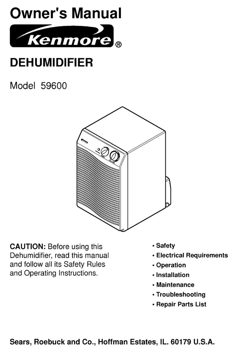 Kenmore 59600 owner's manual