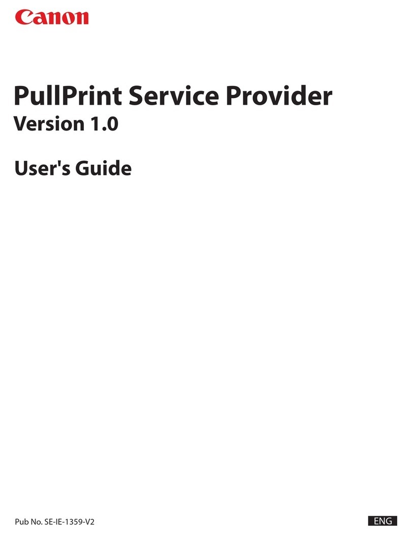 Canon Pull Print Service Provider Version 1.0... user guide