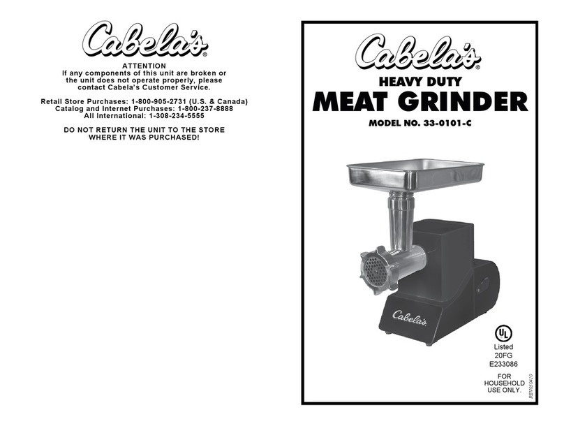 Cabela's 33-0101-C User manual