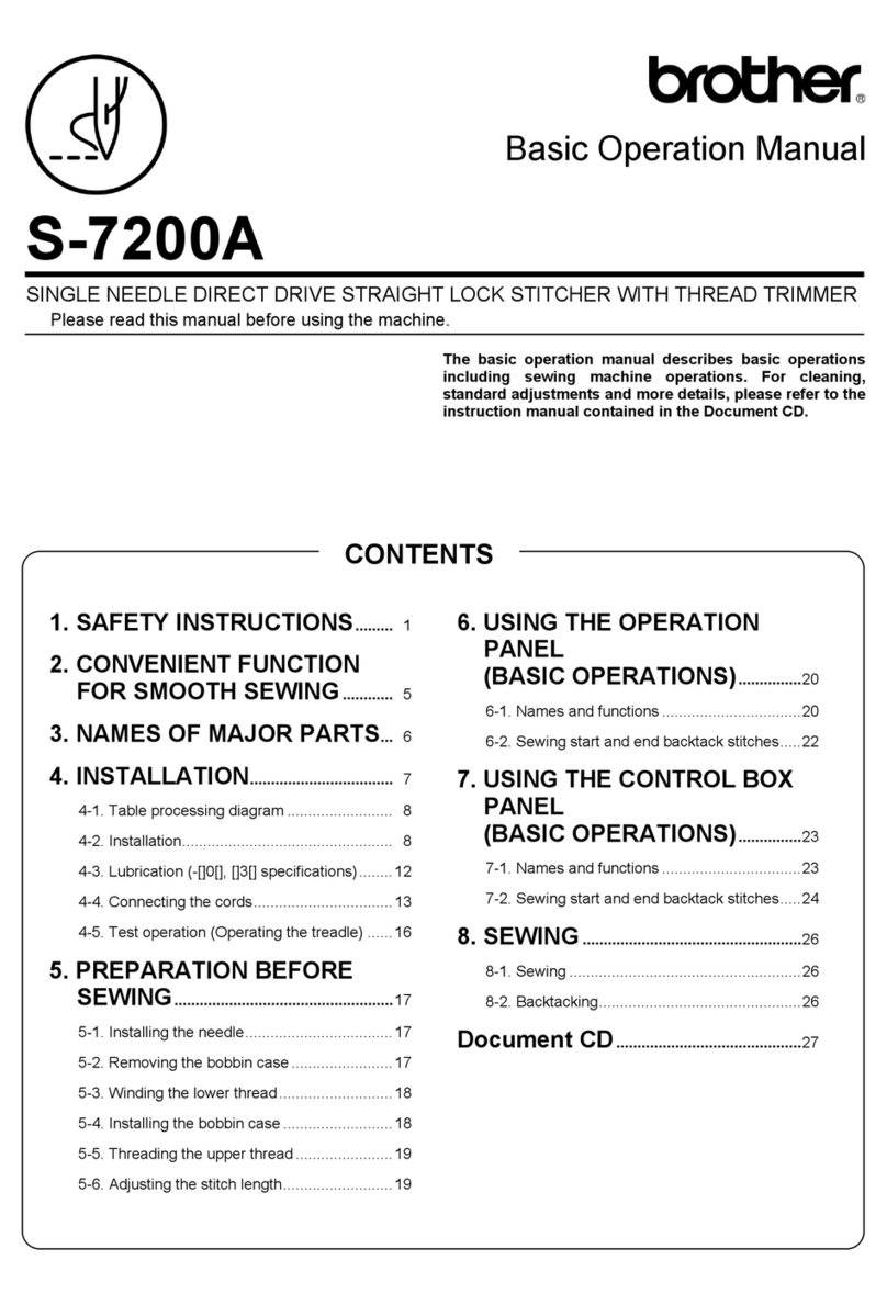 Brother S-7200A Basic operation manual