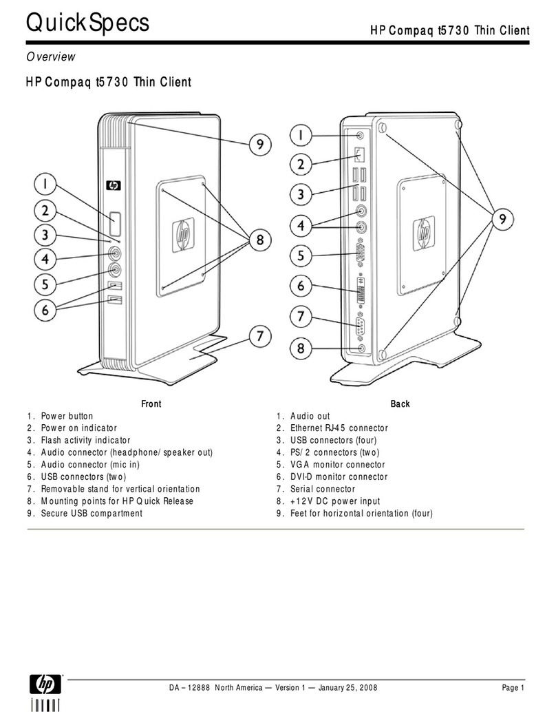 HP Compaq t5730 User manual HP Compaq t5730 User manual