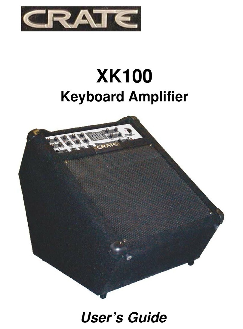 Crate XK100 user guide