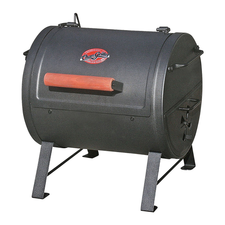 Char-Griller Portable Table Top 2-2424 owner's manual Char-Griller Portable Table Top 2-2424 owner's manual