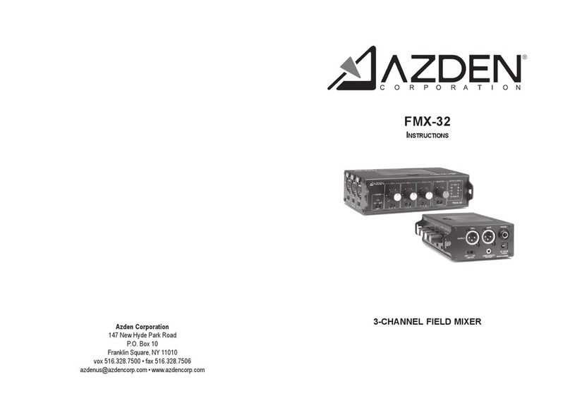 Azden FMX-32 instructions