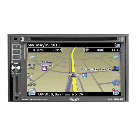 Jensen VM9424BT operating instructions
